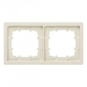 Raam SIEMENS 2-ne  Delta Style valge IP20