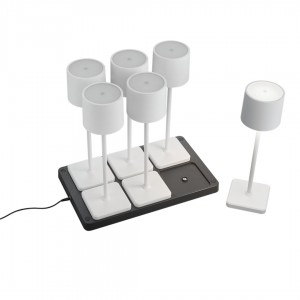 Rechargeable table lamp Trio Lighting Fernandez 6 set white 1,5W 130lm CRI80 IP54 2700K, 4000K, 6000K