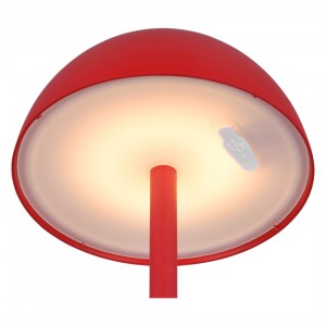 Rechargeable table lamp Trio Lighting Ricardo red 1,7W 240lm IP54 3000K warm white