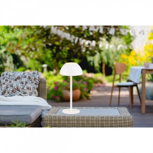 Rechargeable table lamp Trio Lighting Ricardo white 1,7W 240lm IP54 3000K warm white