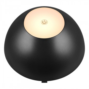 Rechargeable table lamp Trio Lighting Ricardo black 1,7W 240lm IP54 3000K warm white