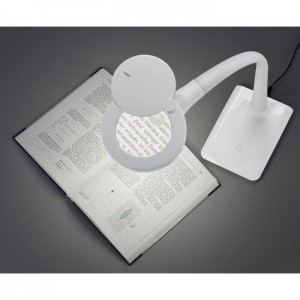 Table lamp Trio Lighting Lupo white 5W 550lm IP20 3500K warm white