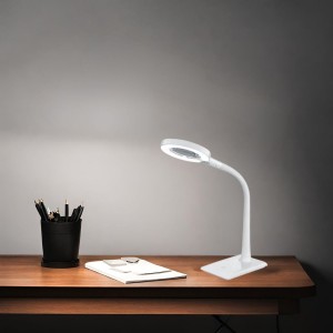 Table lamp Trio Lighting Lupo white 5W 550lm IP20 3500K warm white