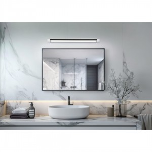 Peilivalo Trio Lighting Fabrizio kromi 230V 15,5W 1700lm CRI80 IP44 Dip Switch 2200K, 3000K, 4000K 3CCT