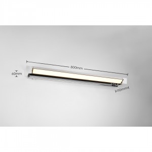 Mirror light Trio Lighting Fabrizio chrome 9W CRI80 IP44 Dip Switch 2300K, 3000K, 4000K 3CCT