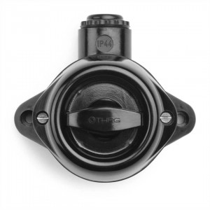 Virtakytkin THPG Bakelite musta IP44
