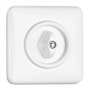 Switch THPG Rotary switch intermediate Duroplast white IP20