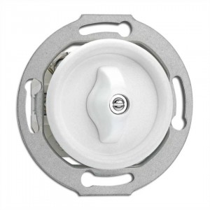 Switch THPG Rotary switch Duroplast white IP20
