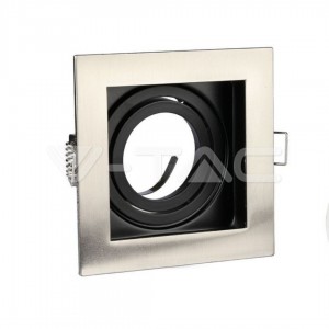 Luminaire frame V-TAC nickel GU10 IP20