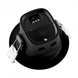 Upotettava valaisin Deko-Light Acrux Pro 145 musta 230V 20W 2600lm CRI90 100° IP54 Dip Switch 2700K, 3000K, 4000K