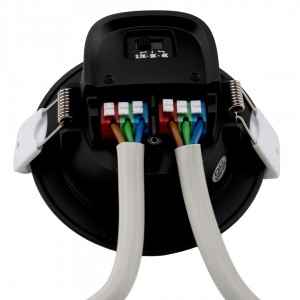 Upotettava valaisin Deko-Light Acrux Pro 145 musta 230V 20W 2600lm CRI90 100° IP54 Dip Switch 2700K, 3000K, 4000K