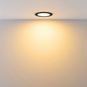 Upotettava valaisin Deko-Light Acrux Pro 145 musta 230V 20W 2600lm CRI90 100° IP54 Dip Switch 2700K, 3000K, 4000K