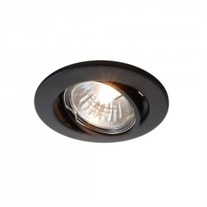 Valgusti raam Deko-Light Tilt must ümar GU5.3