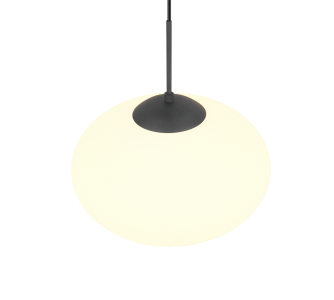 Rippvalgusti Trio Lighting Fomento must / valge 230V E27 IP20