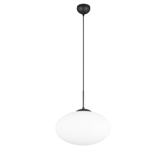 Rippvalgusti Trio Lighting Fomento must / valge 230V E27 IP20