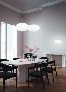 Riippuvalaisin Trio Lighting Fomento musta / valkoinen 230V E27 IP20