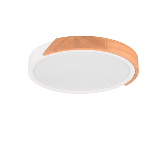 Plafoon Trio Lighting Jano valge matt 20W 2400lm IP20 switch dimmer 3000K soe valge