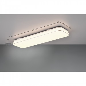 Dome light Trio Lighting Blanca white 28W 3200lm IP20 switch dimmer 830
