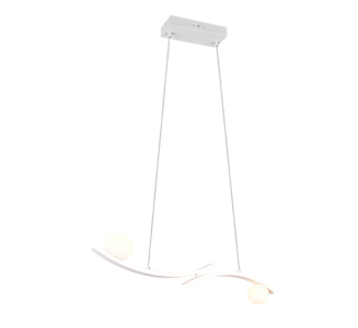 Rippvalgusti Trio Lighting Napoli valge 27W 3200lm CRI80 IP20 switch dimmer 2300K, 3000K, 4000K 3CCT