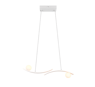 Rippvalgusti Trio Lighting Napoli valge 27W 3200lm CRI80 IP20 switch dimmer 2300K, 3000K, 4000K 3CCT