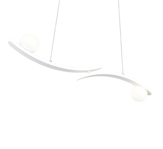 Rippvalgusti Trio Lighting Napoli valge 27W 3200lm CRI80 IP20 switch dimmer 2300K, 3000K, 4000K 3CCT