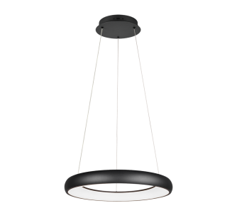 Riippuvalaisin Trio Lighting Cardona musta 38W 4400lm CRI80 switch dimmer 2300K, 3000K, 4000K 3CCT