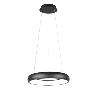 Rippvalgusti Trio Lighting Cardona must 29W 3300lm CRI80 IP20 switch dimmer 2300K, 3000K, 4000K 3CCT