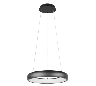 Rippvalgusti Trio Lighting Cardona must 29W 3300lm CRI80 IP20 switch dimmer 2300K, 3000K, 4000K 3CCT