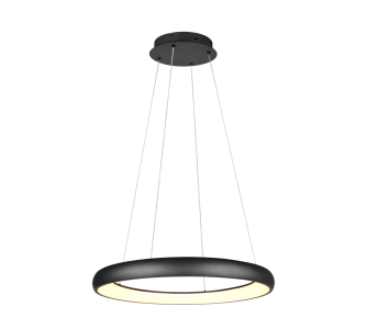 Riippuvalaisin Trio Lighting Cardona musta 59W 6900lm CRI80 IP20 switch dimmer 2300K, 3000K, 4000K 3CCT