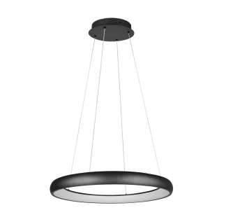 Rippvalgusti Trio Lighting Cardona must 59W 6900lm CRI80 IP20 switch dimmer 2300K, 3000K, 4000K 3CCT