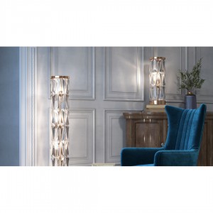 Торшер Maytoni Puntes 8 хром 60W E14 IP20