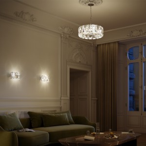 Настенный светильник Maytoni Puntes хром 60W E14 IP20