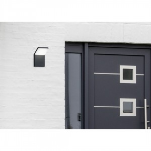 Fassaadivalgusti Trio Lighting Pearl antratsiit 8W 900lm IP54 3000K soe valge