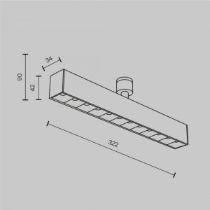 Спот-светильник Maytoni Points черный 48V 13W 990lm 40° IP20 930