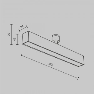 Spotlight Maytoni Basis Holity black 48V 13W 990lm 40° IP20 930