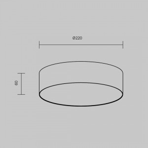 Plafoon Maytoni Zon valge 24W 1690lm 120° IP20 930