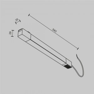 Аксессуар Maytoni adapterRadit черный 48V 100W IP20