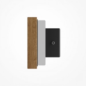 Wall light Maytoni Basic Texture natural wood 8W 522lm CRI80 180° IP20 2700K, 3000K, 4000K