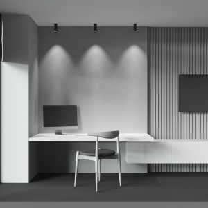 Spotlight Maytoni Focus LED black round 12W 900lm 50° IP20 TRIAC 940