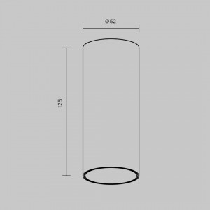 Spotlight Maytoni Focus LED black round 12W 900lm 50° IP20 TRIAC 940