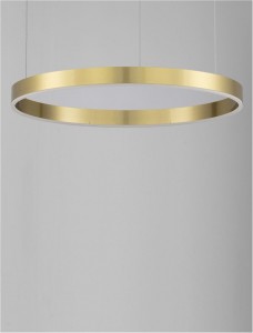 Pendant lamp Nova Luce Motif brass 50W 3684lm IP20 DIMMABLE 2700K-6000K warm + cold  white
