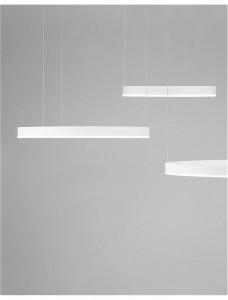 Pendant lamp Nova Luce Motif white 110W 6160lm IP20 DIMMABLE 2700K-6000K warm + cold  white
