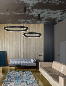 Rippvalgusti Nova Luce Motif must 40W 2943lm IP20 DIMMABLE 2700K-6000K soe + külm valge