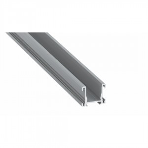 Aluminium profile LUMINES Fasso 2m silver