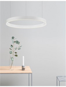 Rippvalgusti Nova Luce Motif valge 40W 2800lm IP20 TRIAC 3000K soe valge
