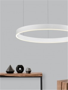 Pendant lamp Nova Luce Motif white 50W 3684lm IP20 DIMMABLE 2700K-6000K warm + cold  white