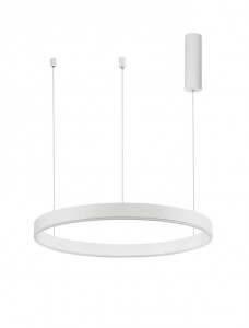 Riippuvalaisin Nova Luce Motif valkoinen 60W 4165lm IP20 TRIAC 3000K lämmin valkoinen