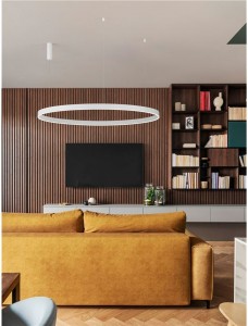 Rippvalgusti Nova Luce Motif valge 800W 600lm IP20 DIMMABLE 2700K-6000K soe + külm valge