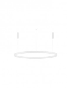 Riippuvalaisin Nova Luce Motif valkoinen 80W 600lm IP20 TRIAC 3000K lämmin valkoinen
