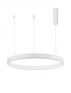 Riippuvalaisin Nova Luce Motif valkoinen 50W 3360lm IP20 TRIAC 3000K lämmin valkoinen